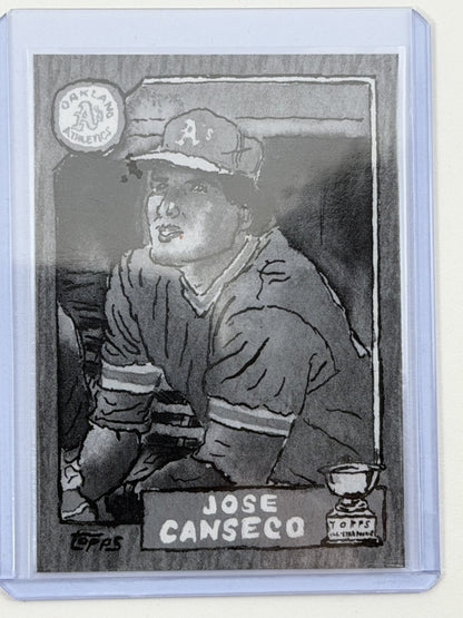 2025 Topps Shoebox Treasures - Jose Canseco Grayscale Filter /75 #13