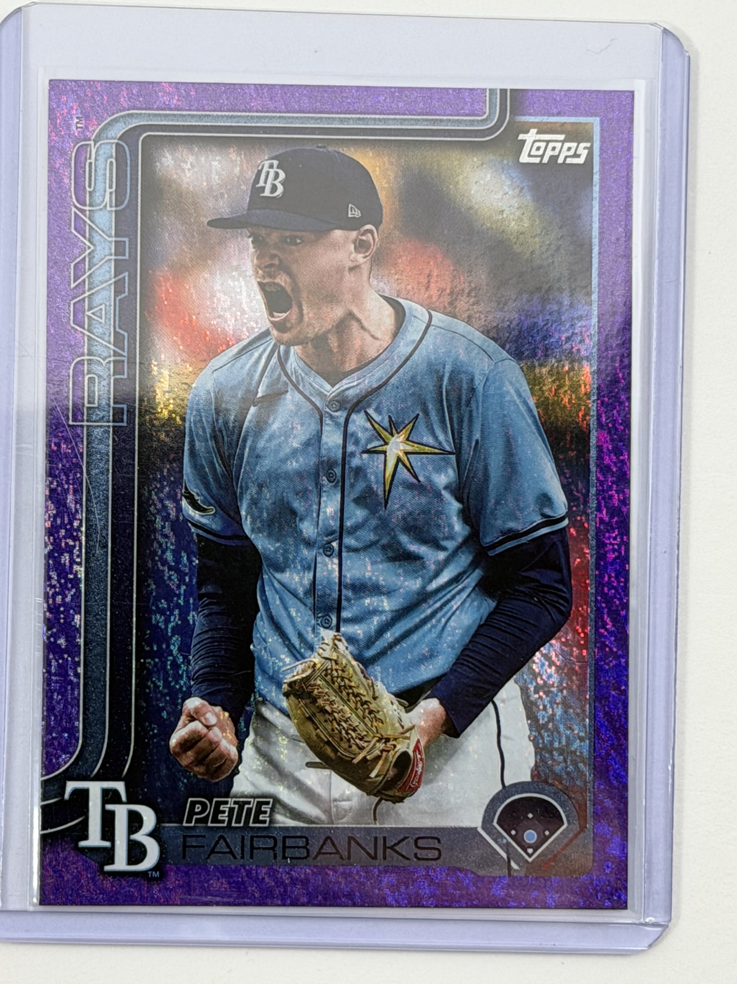 2025 Topps Series 1 - Pete Fairbanks Purple Holo Foil /250 #198