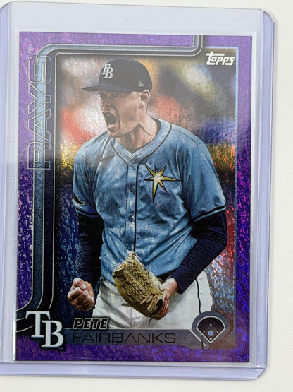 2025 Topps Series 1 - Pete Fairbanks Purple Holo Foil /250 #198