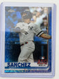 2019 Topps chrome Update Edition - Gary Sanchez Blue Refractor /150 #66