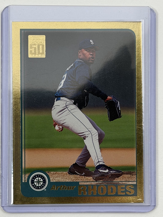 2001 Topps - Arthur Rhodes Gold /2001 #56