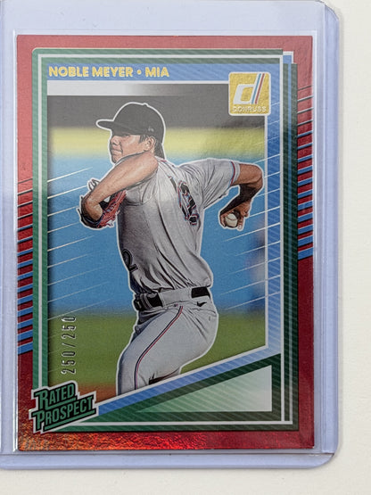2025 Donruss - Noble Meyer Red /250 #110