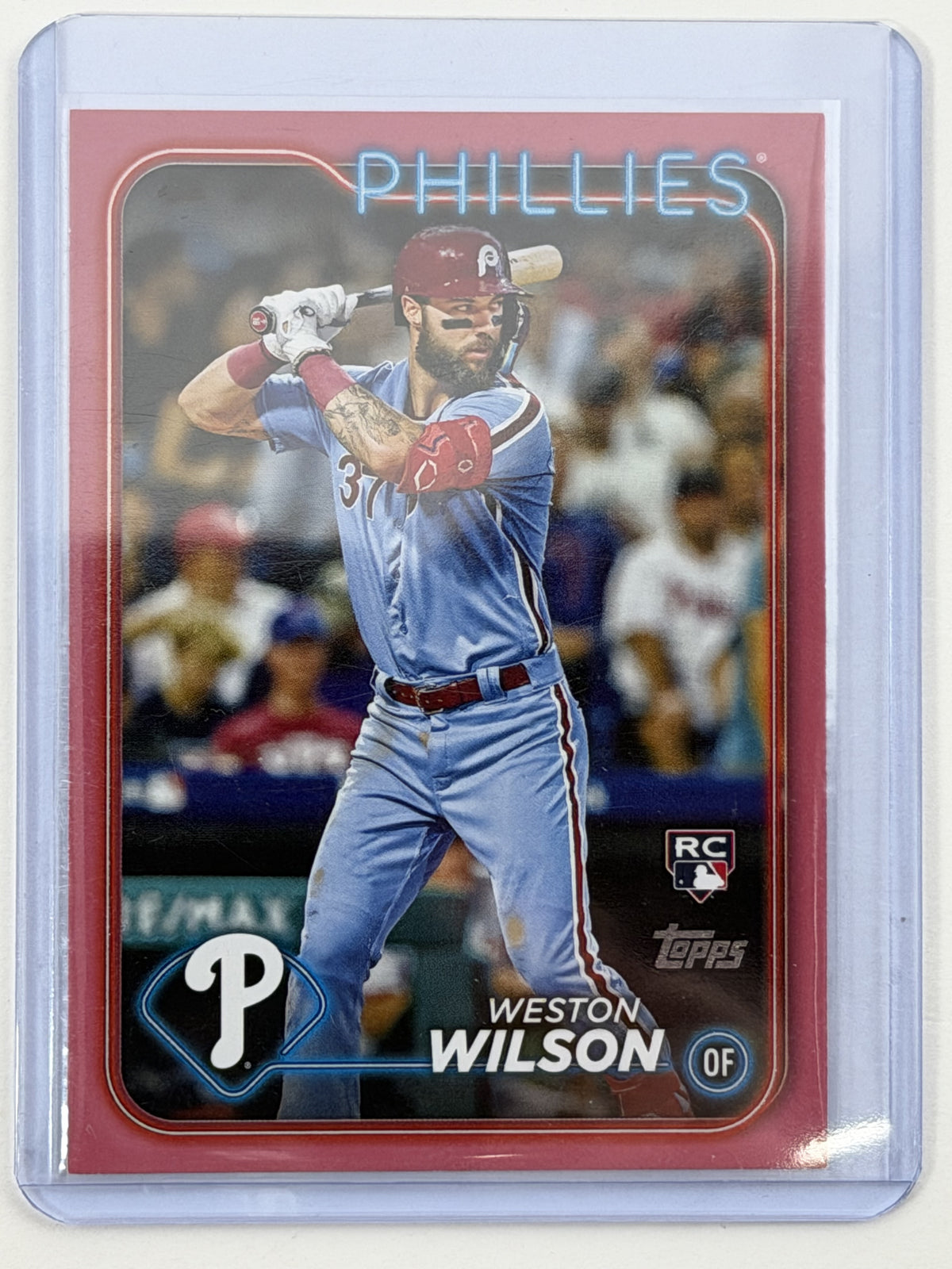 2024 Topps - Weston Wilson Mother's Day Hot Pink /50 #658