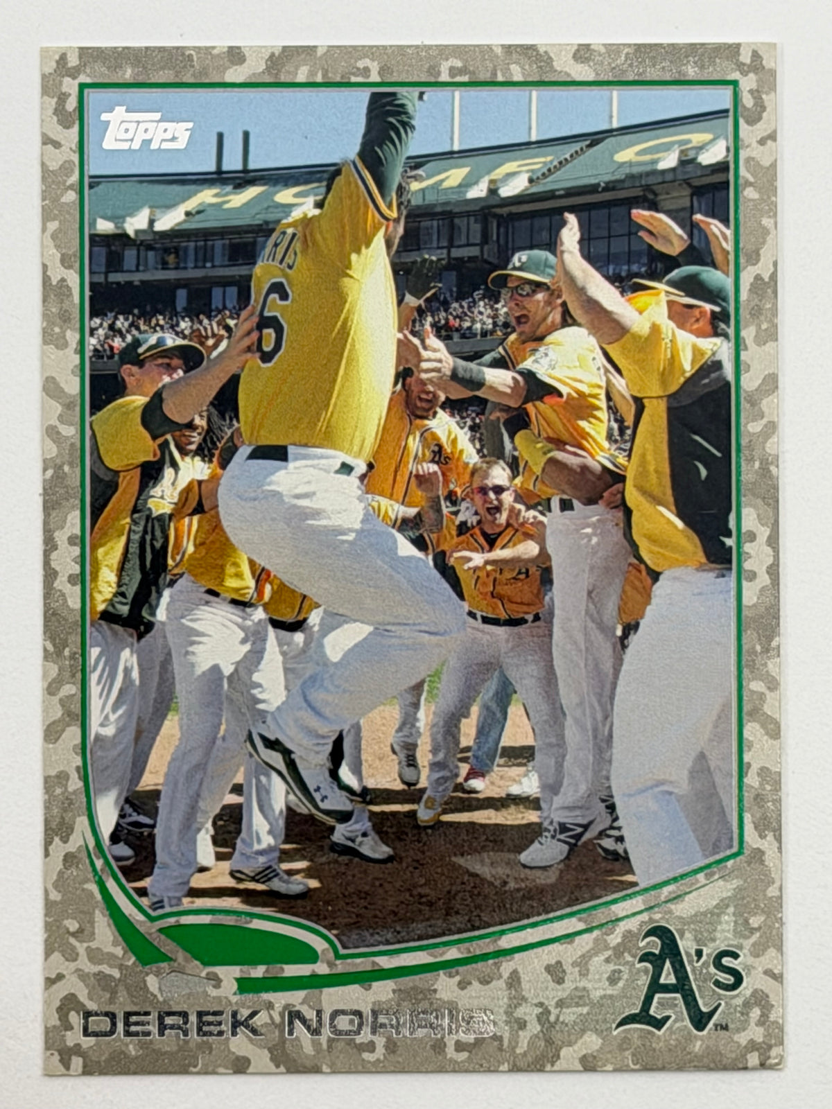 2013 Topps - Derek Norris Camo /99 #334
